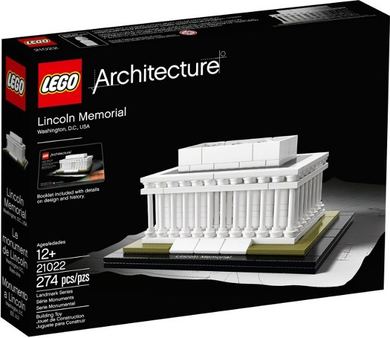 Конструктор LEGO Architecture 21022 Мемориал Линкольна Used